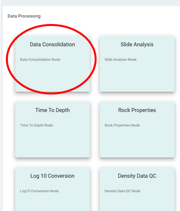 Nodes drawer